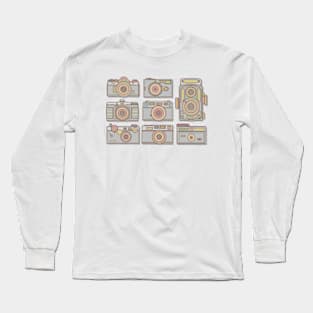 Grey Classic Camera Long Sleeve T-Shirt